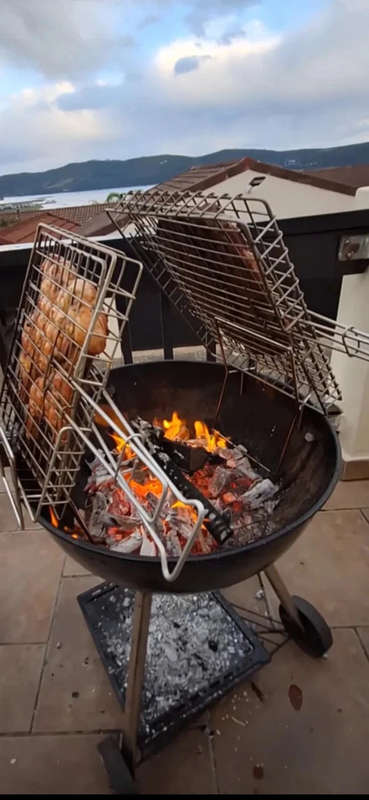Asado Stand (Rib Stand) for Kettle Braai