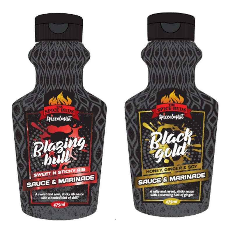 Spiceologist  Black Gold & Blazing Bull Sauce Combo
