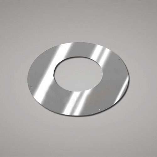 CEILING PLATE 150MM S/STEEL DOUBLE WALL