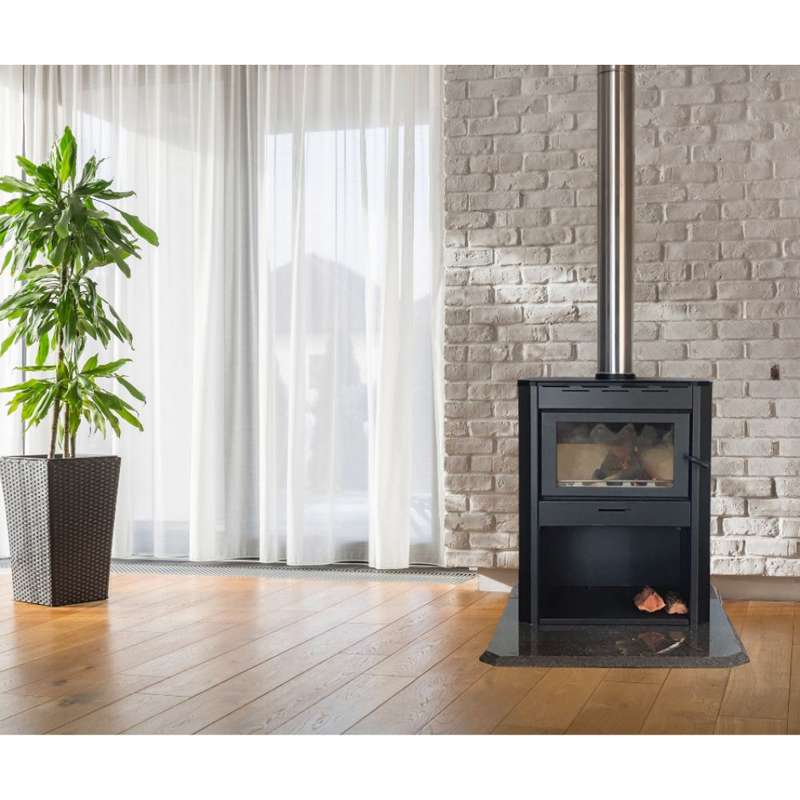 JetMaster Cube 760 Freestanding Fireplace