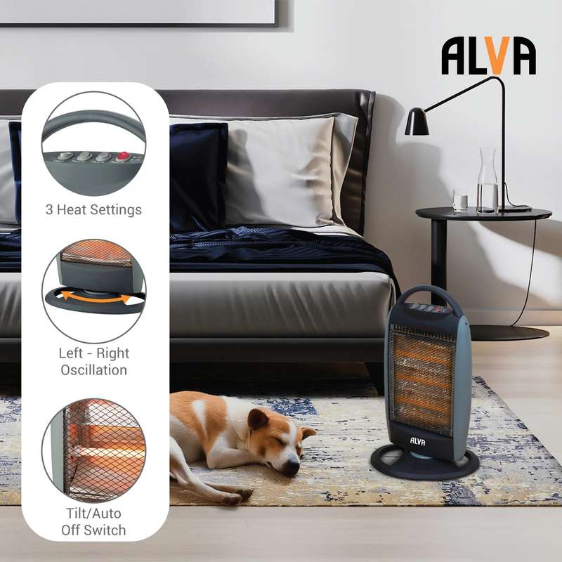 Alva Electric Quartz Heater 1200W | EIH422