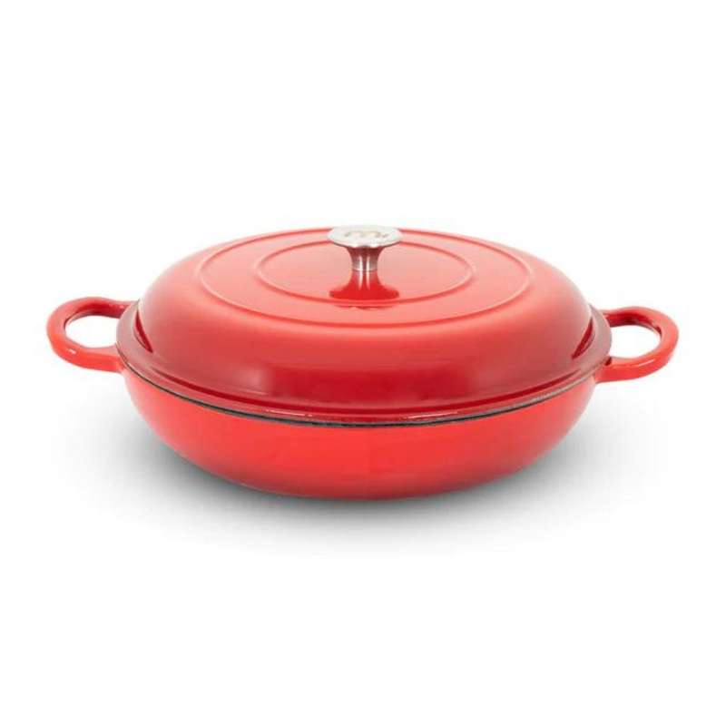 Megamaster Enamel Series Braai Pan with Lid | POT0017