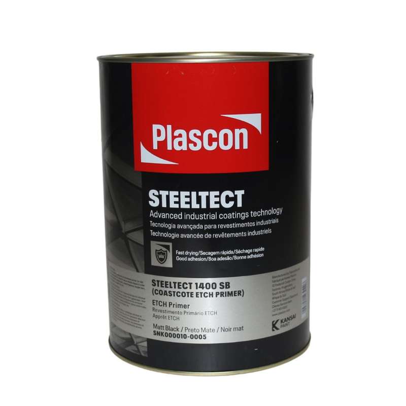 Plascon Etch Primer  Mat/Black, Heat Resistant  Brush Application