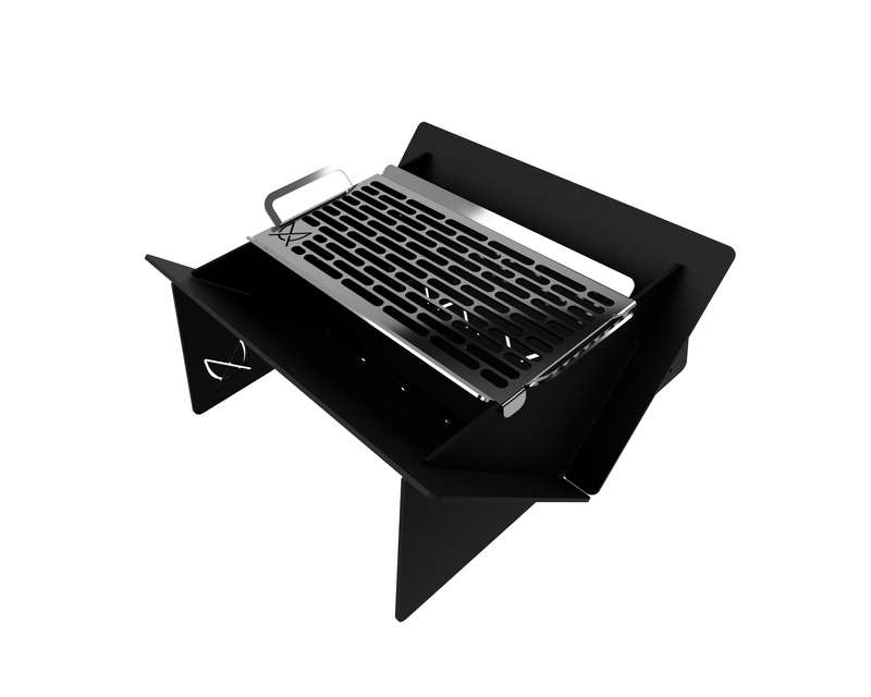 Fire Pit Mobile & Grill Combo