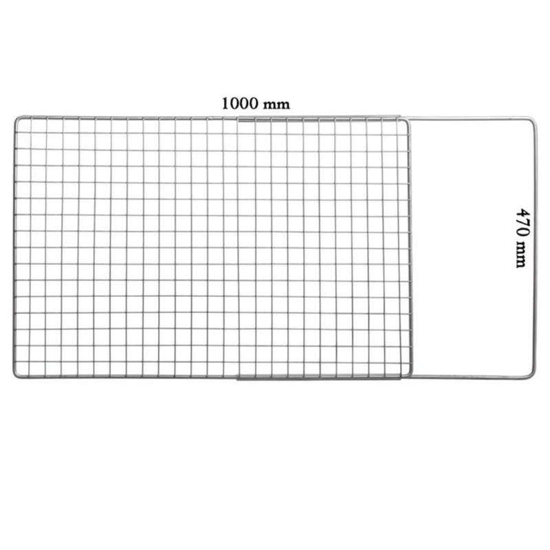 Flat Braai Grid (Extendable) - Stainless Steel