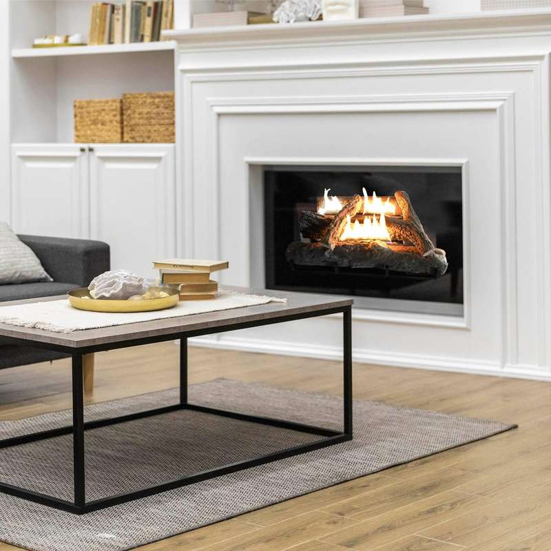 Log Fireplace Gas Heater 520mm Wide | GFP100