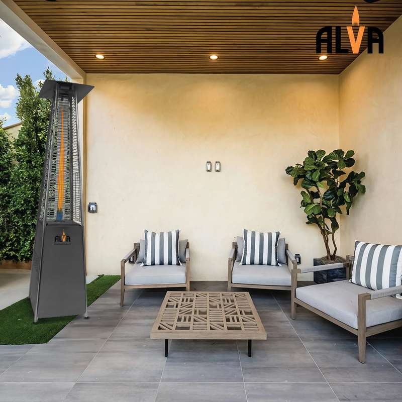 Alva Designer Quartz Glass Patio Heater | GHP20