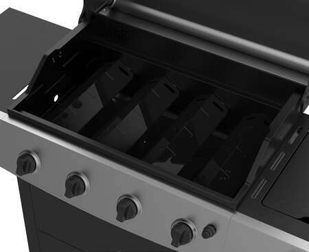 CADAC 4 BURNER COMMANDER SIDE BURNER / SIDE TABLE SS | 1195-43-01-ZA-S