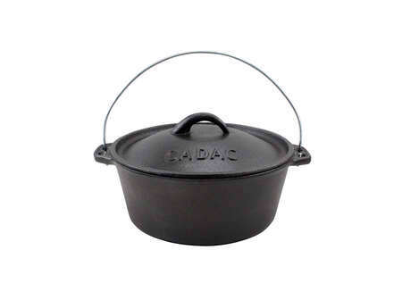 Cadac No 10 Cast Iron Flat Potjie | 96011