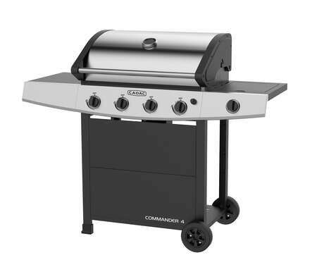 CADAC 4 BURNER COMMANDER SIDE BURNER / SIDE TABLE SS | 1195-43-01-ZA-S