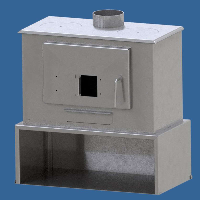 Jetmaster Makoya Stove/Fireplace with Complete Installation Kit (Multifuel).