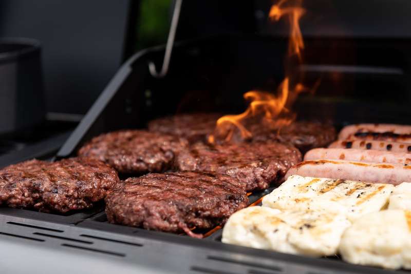 Outback Meteor 4 Burner Gas - FREE Rotisserie & Cover with Vents
