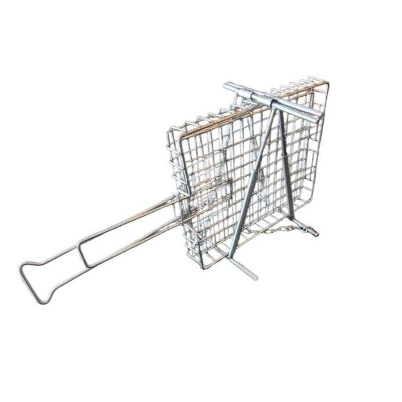 Mini Multilevel Telescopic Grid / Rib / Potjie Stand - Stainless Steel