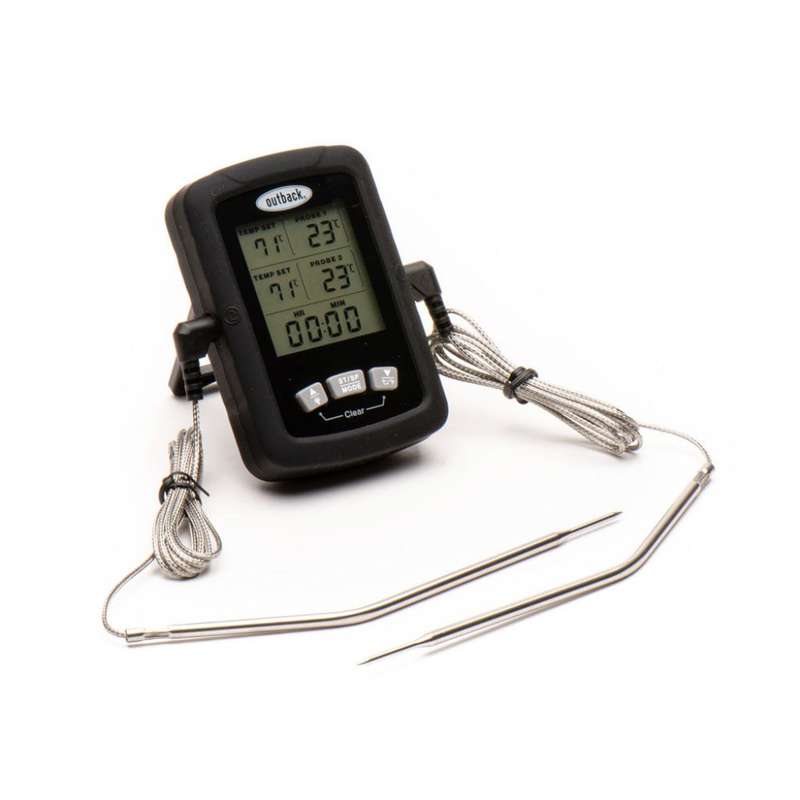 Dual Probe Thermometer With Alarm | OUT371011