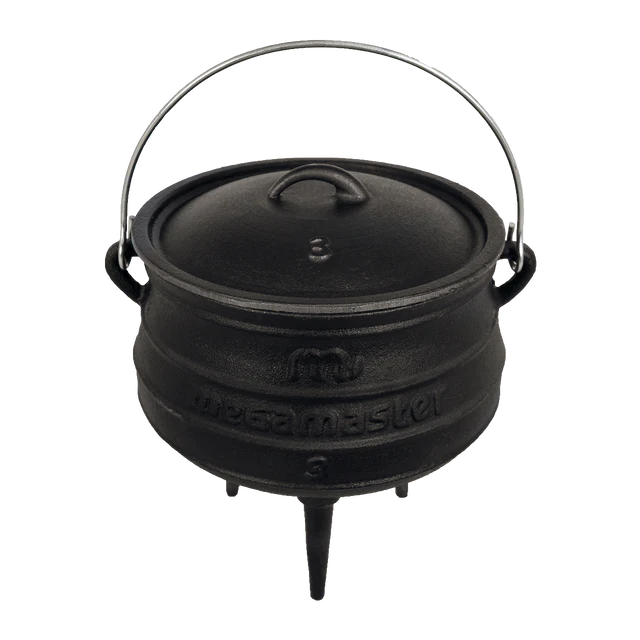 MEGAMASTER  CAST IRON POTJIE - NO 3 | POT0009