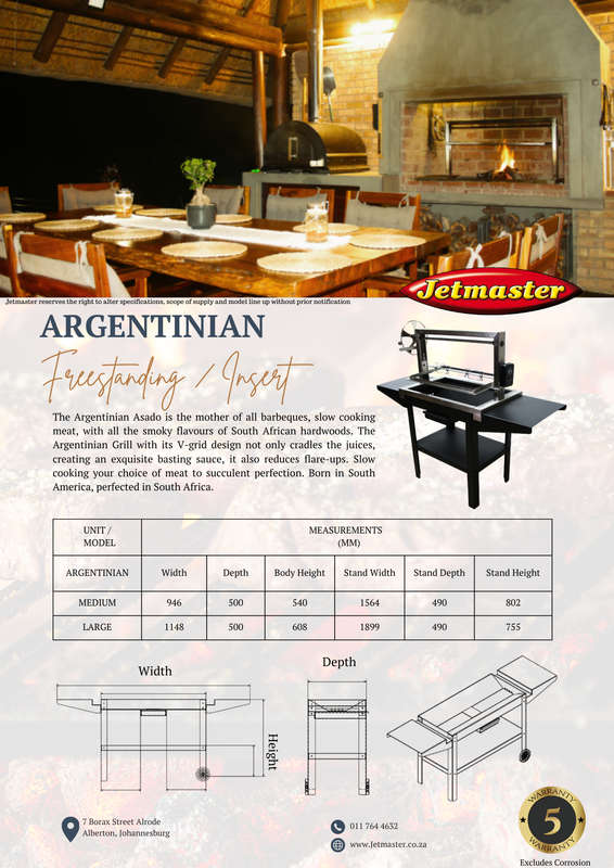 JETMASTER Argentinian Grill - MEDIUM