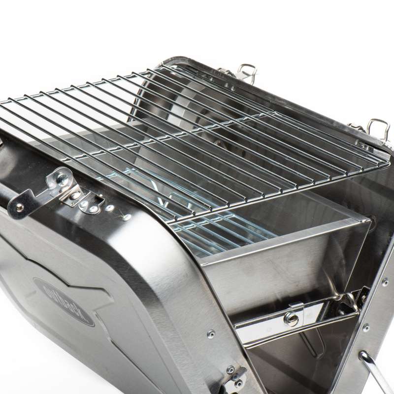 Outback Portable S/Steel (Briefcase Style) Charcoal Braai | OUT371036