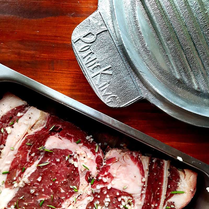 PotjieKing Alu-alloy Double Sided Griddle/Skottel Plate