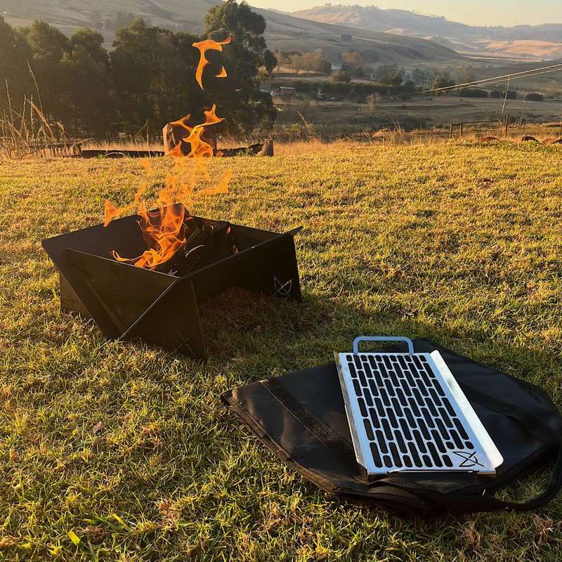 Pretzel Fire Pit - Flat Packed Mobile