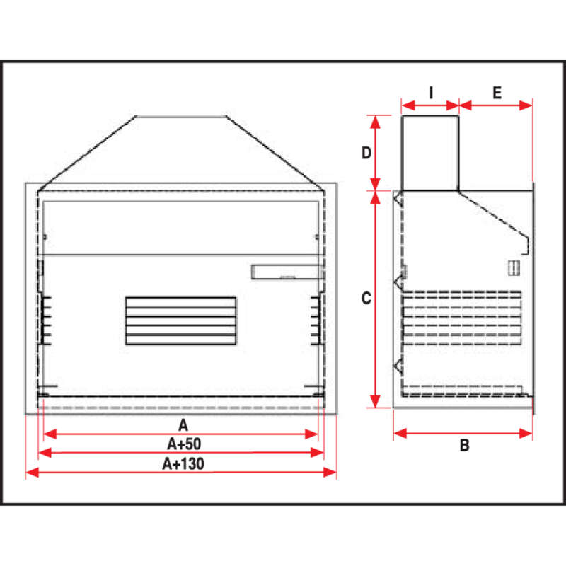 JetMaster ProBraai Elite Mild Steel Built-in Braai