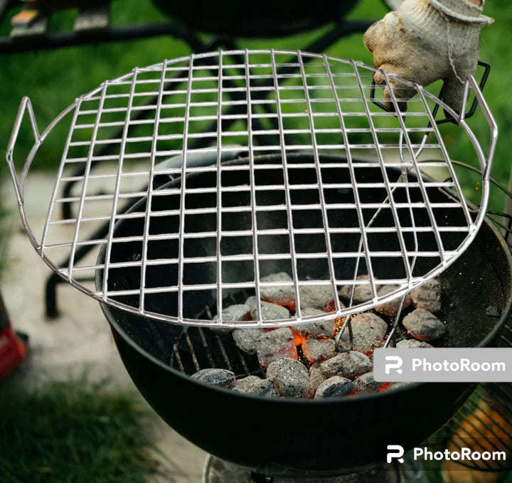Round Grid for Kettle braais (47 & 57 cm) - Stainless Steel