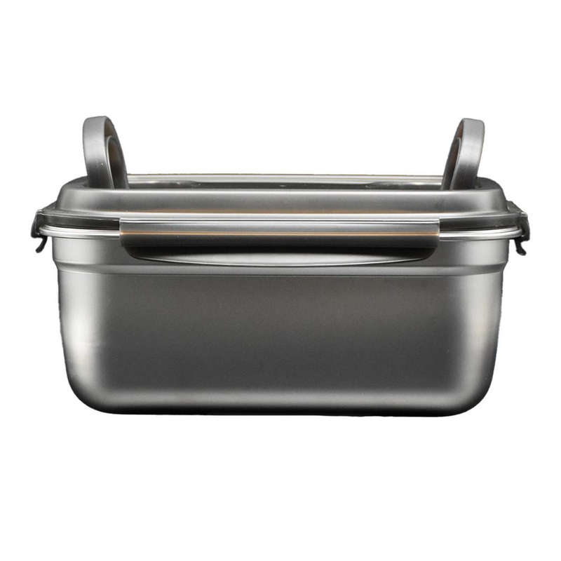 Versatile Food Storage Stainless-Steel Braai Bak - Durable lid included. - Various sizes