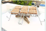 Multipurpose Stainless-Steel Braai, Rib & and Potjie Stand - Stainless-steel | ERBS 002