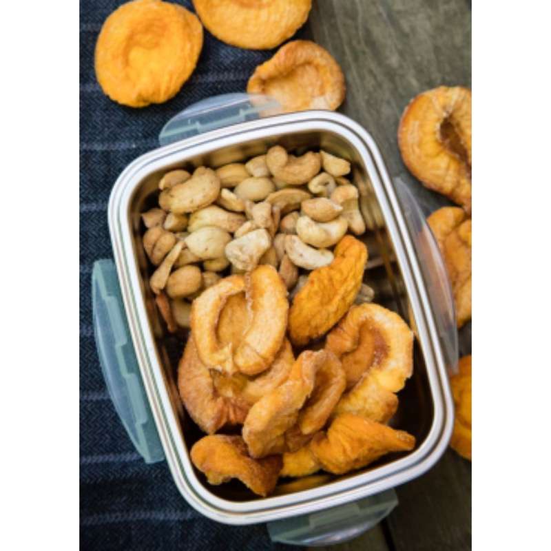 Versatile Stainless Steel Braai Bak with plastic lid Sets - 4 or 5 Packs