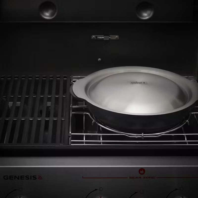 Weber Crafted Wok And Steamer (Cast Iron) 7607