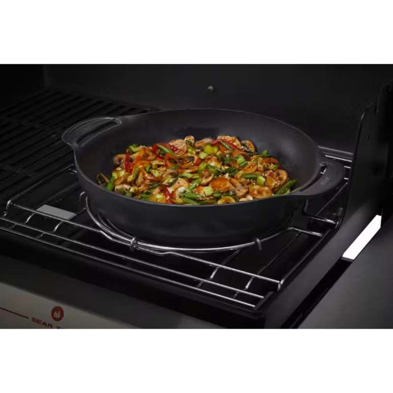 Weber Crafted Wok And Steamer (Cast Iron) 7607