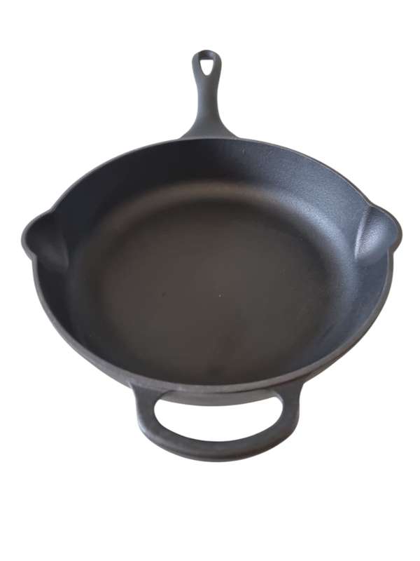 Enamel Coated Skillet Pan | SPBLK28
