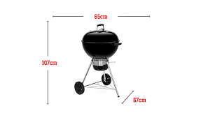 Weber Original Kettle One Touch 57 PREMIUM, Black | 1421004