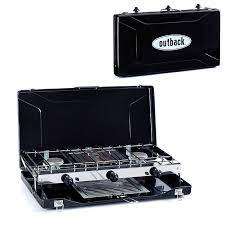 Two Burner Camping Stove With Toaster (Free Briefcase) | OUT371007