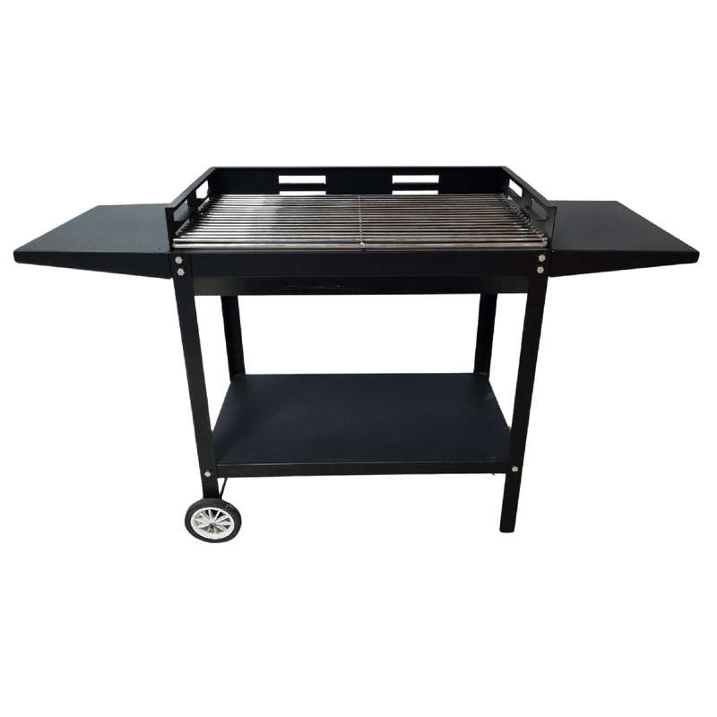 Jetmaster 760 Mobile Patio Braai with Ash Pan & Storage Shelf