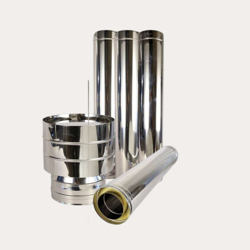 150mm Stainless Steel Installation Flue Kit