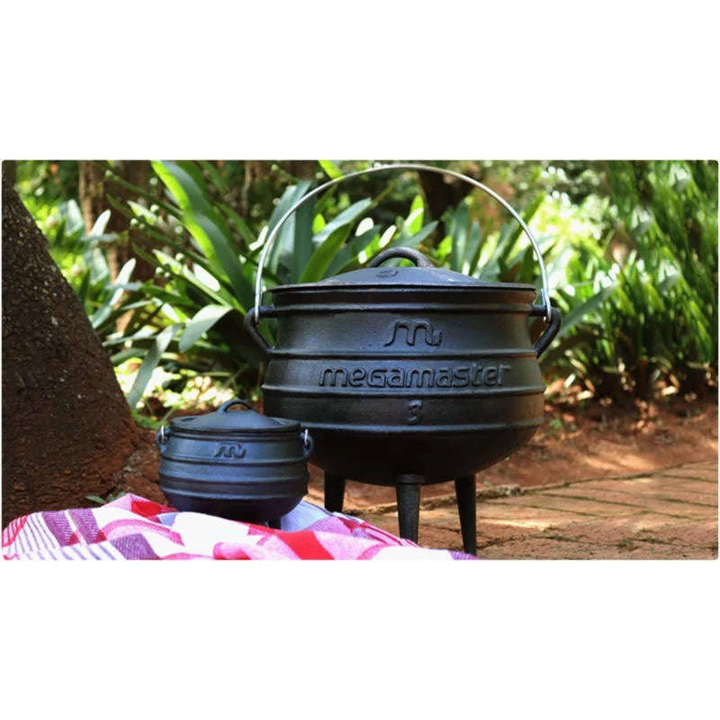 MEGAMASTER  CAST IRON POTJIE - NO 3 | POT0009