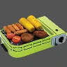Outback U BBQ/Braai Grill & Plate Combo with FREE compact carry case | OUT370099