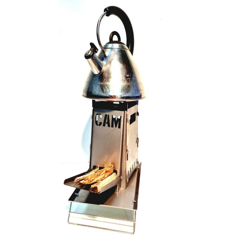 CAM Flat Pack Stainless Steel Rocket Stove | EFPB 012