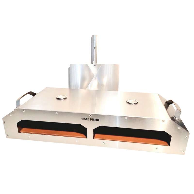 CAM Stainless Steel  Double Pizza Oven | EFPB 013