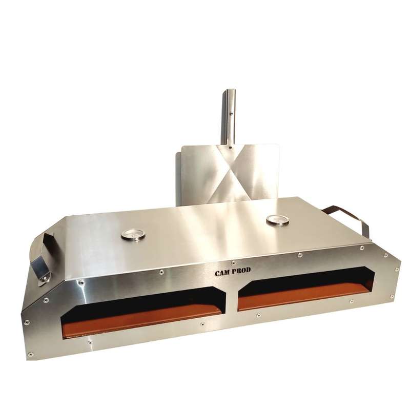 CAM Stainless Steel  Double Pizza Oven | EFPB 013