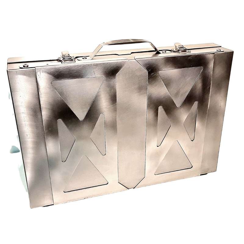 Stainless Steel Tasbraai (Suitcase Braai) | cam01