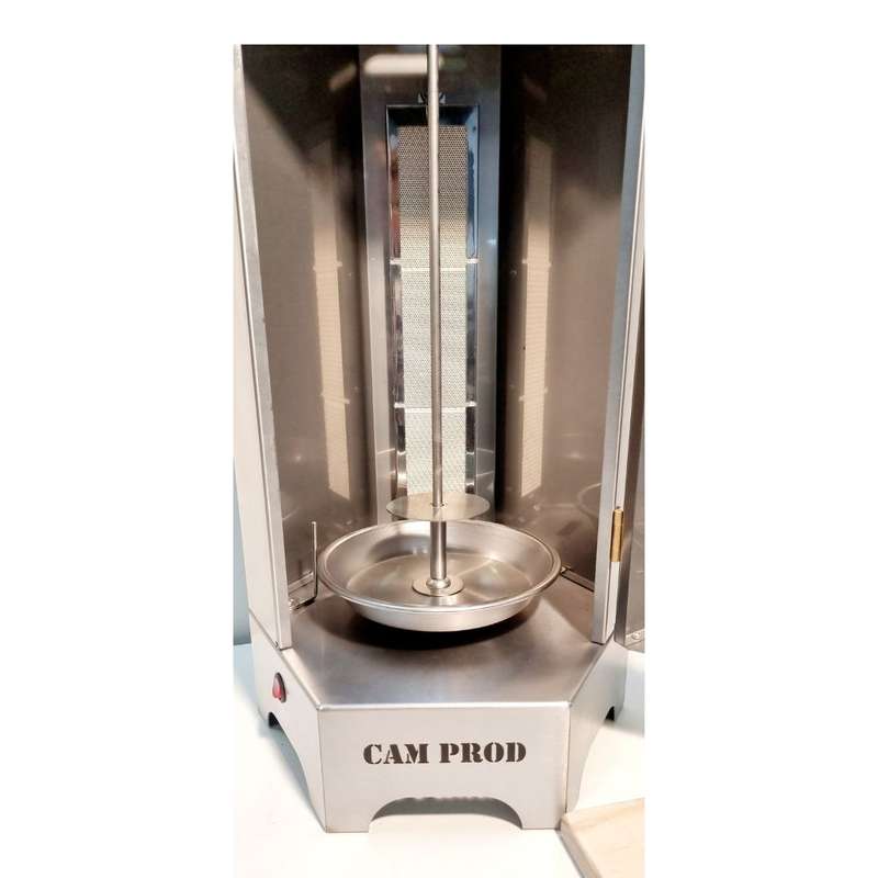 Vertical Spit Gas Grill - Stainless Steel | Cam02