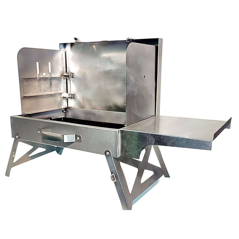 Stainless Steel Tasbraai (Suitcase Braai) | cam01