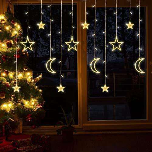 Curtain Light Moon & Star Connectable