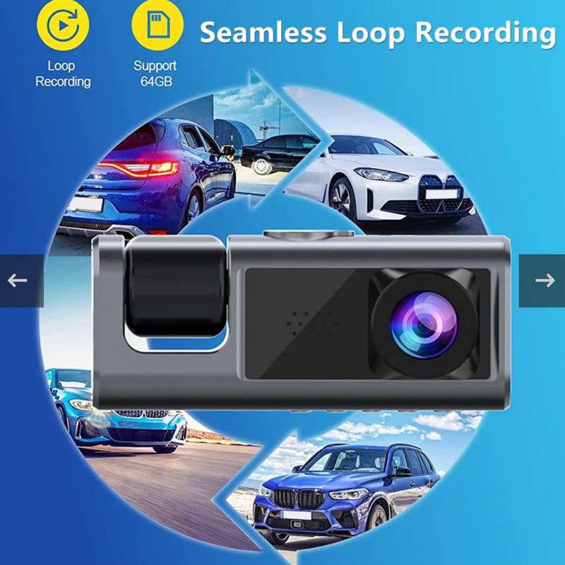 Dual Lens Dash Blackbox DVR