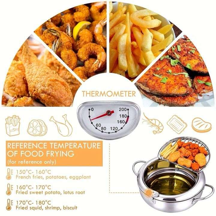 2.2L JAPANESE STYLE DEEP FRYING POT