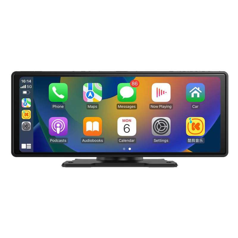 10 Inch Apple Carplay/Android Auto Screen & Reverse Camera - Plug & Play