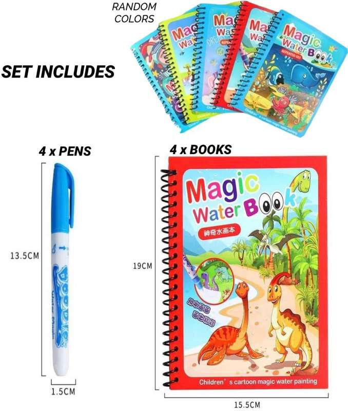 Magic Water Book - 4 Book Set
