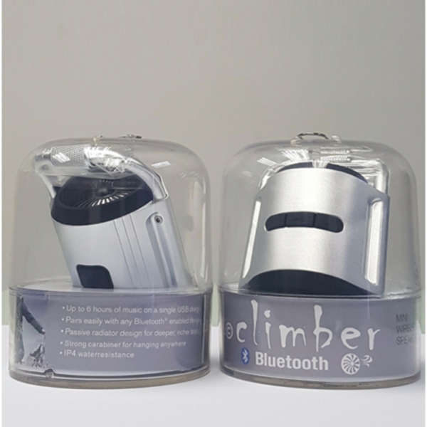 CELL C CLIMBER BLUETOOTH SPEAKER - New / Silver