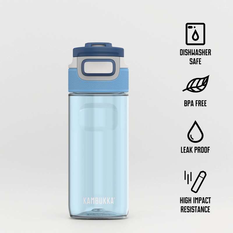 Kambukka Elton Water Bottle with 3 in 1 Snapclean® Lid Blue - 500 ml